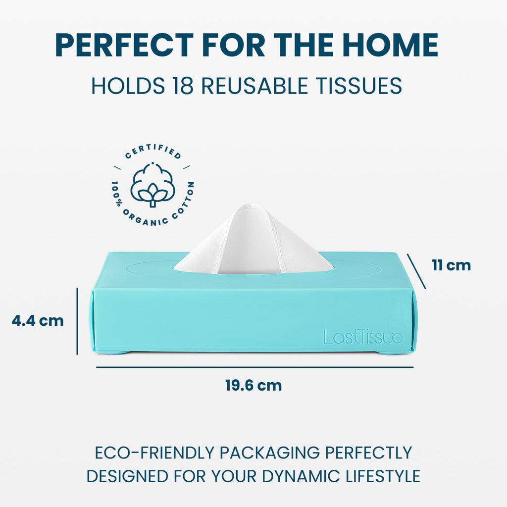 Family Tissue Kit — Reusable Organic Cotton